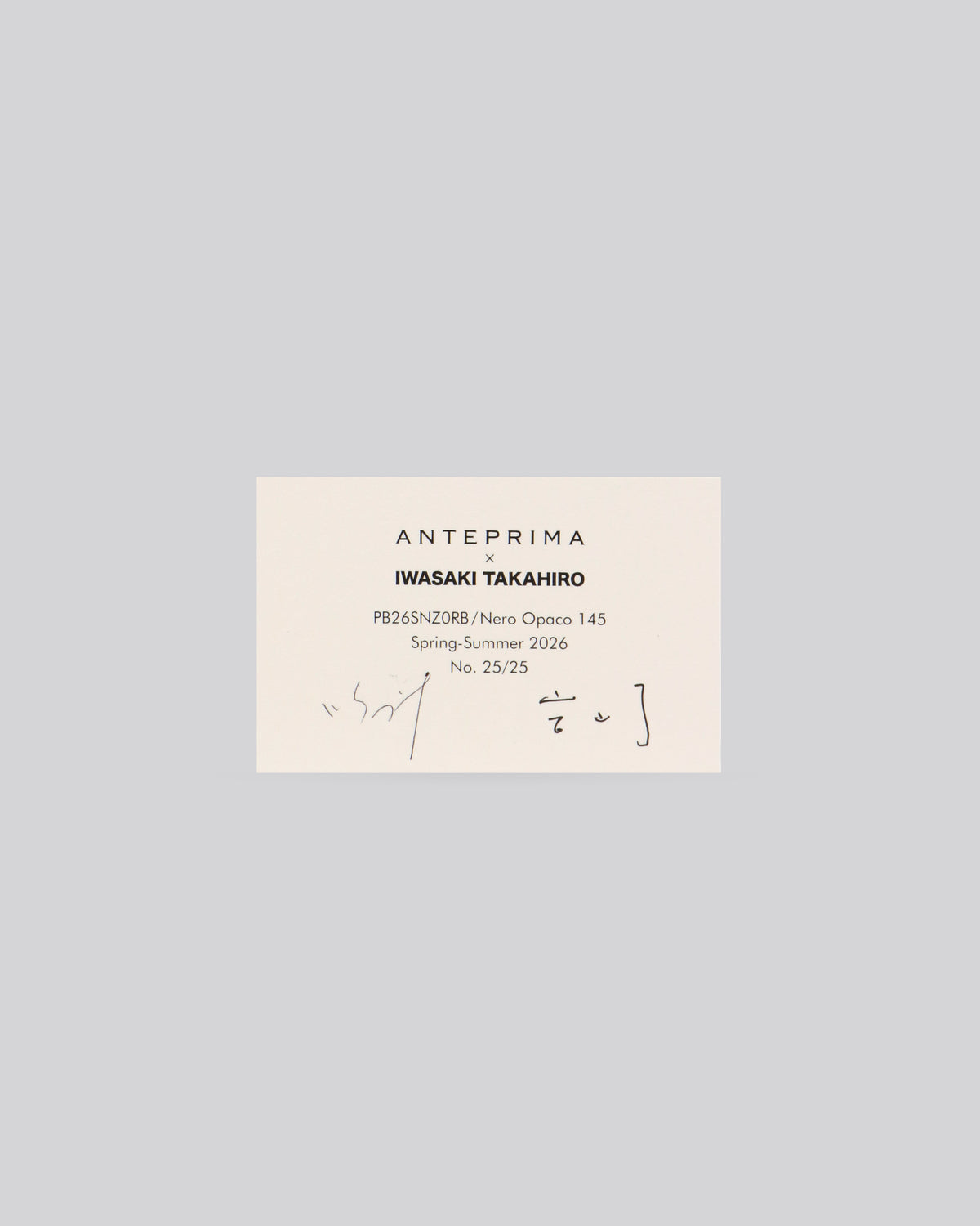 IWASAKI TAKAHIRO - STANDARD MINIATURA